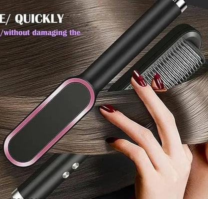 2-in-1 Hair Styling Comb Straightener Hair Brush