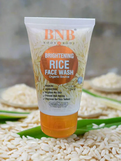 Bnb Rice Face Wash Perfect For All Skin( 120 Ml)